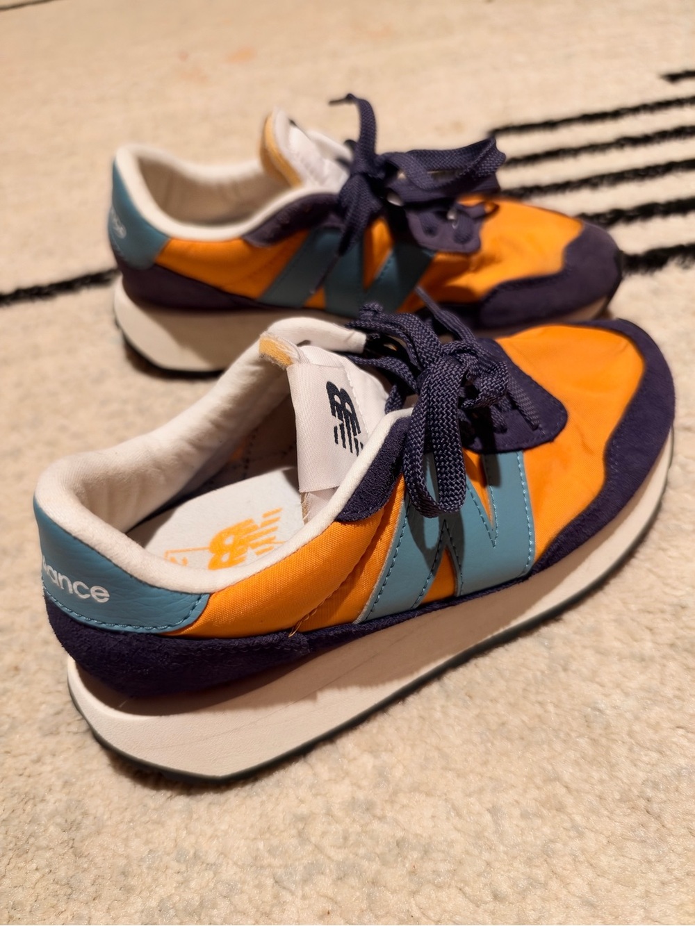 New Balance Orange & Teal Women's Sneakers
